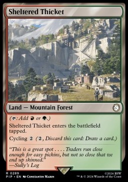 Sheltered Thicket