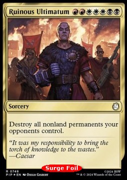 Ruinous Ultimatum