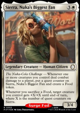 Sierra, Nuka's Biggest Fan