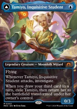 Tamiyo, Inquisitive Student // Tamiyo, Seasoned Scholar