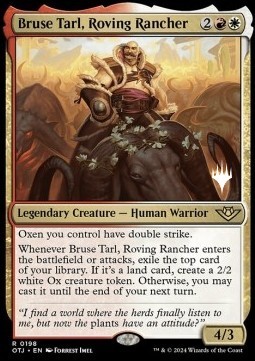 Bruse Tarl, Roving Rancher