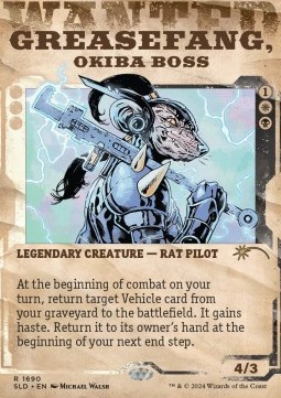 Greasefang, Okiba Boss