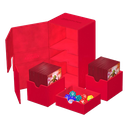 Ultimate Guard Twin Flip`n`Tray 200+ XenoSkin Monocolor Rojo