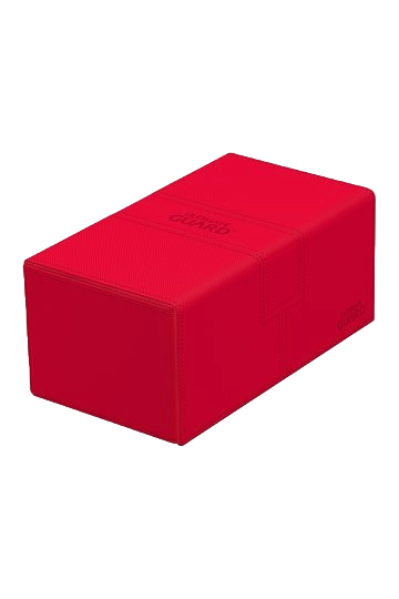 Ultimate Guard Twin Flip`n`Tray 200+ XenoSkin Monocolor Rojo