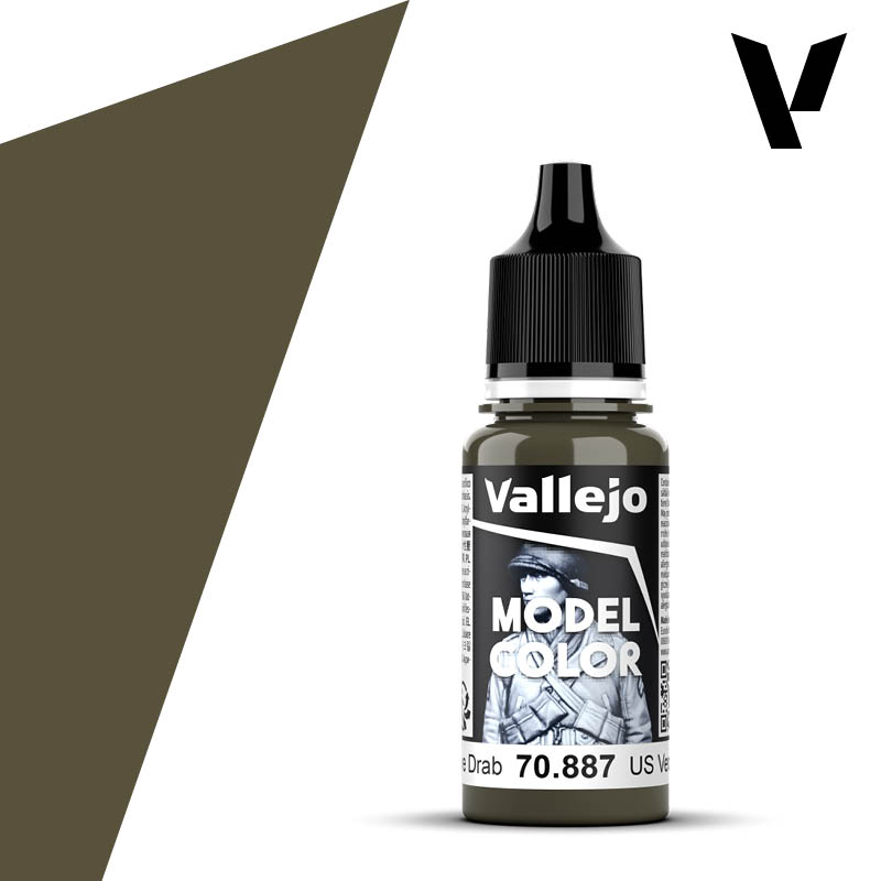 Vallejo - Model Color / Matt - 70887 - BC US Olive Drab 18 ml