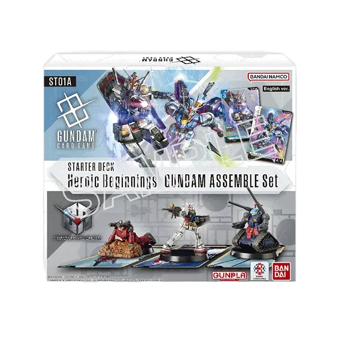 Gundam TCG – Starter Set ST01A (con miniaturas Gunpla)