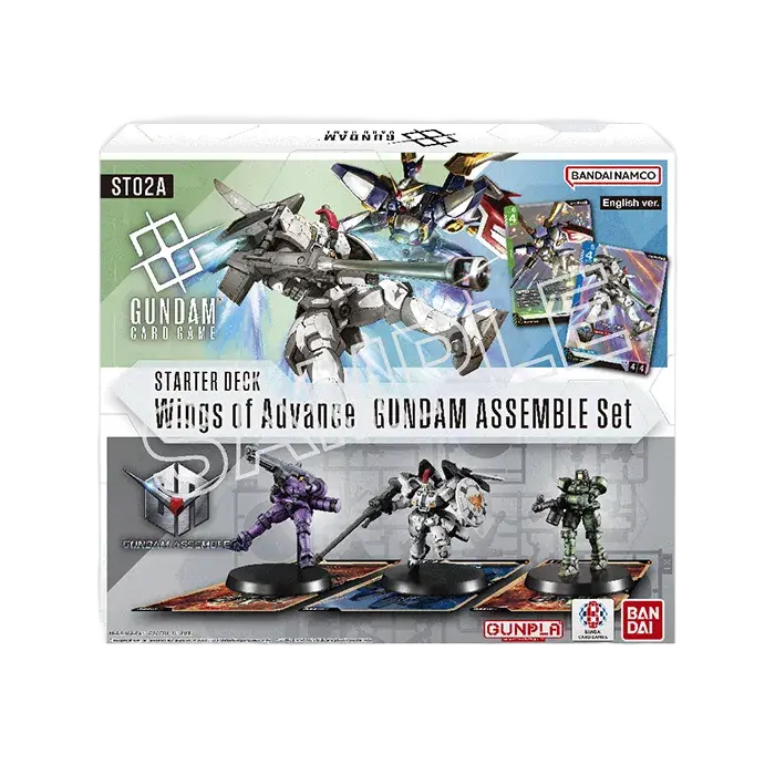 Gundam TCG – Starter Set ST02A (con miniaturas Gunpla)