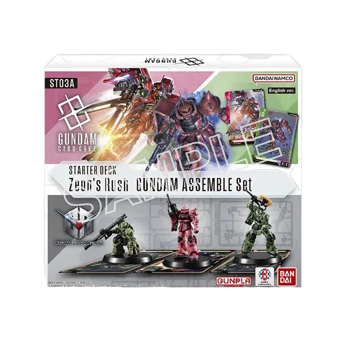 Gundam TCG – Starter Set ST03A (con miniaturas Gunpla)