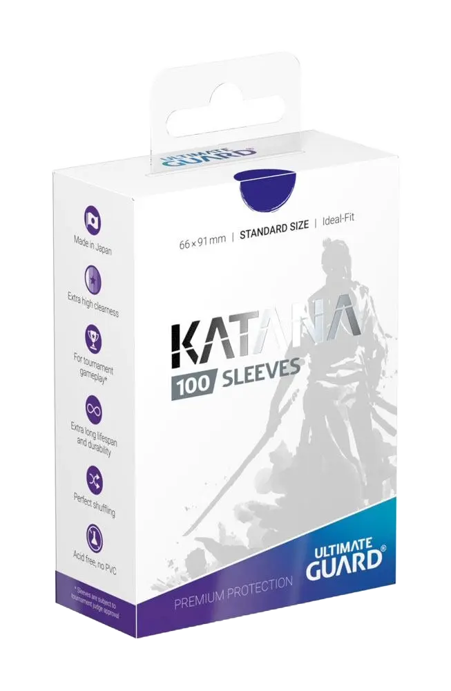 Ultimate Guard Katana Sleeves Standard Size (100) - Blue