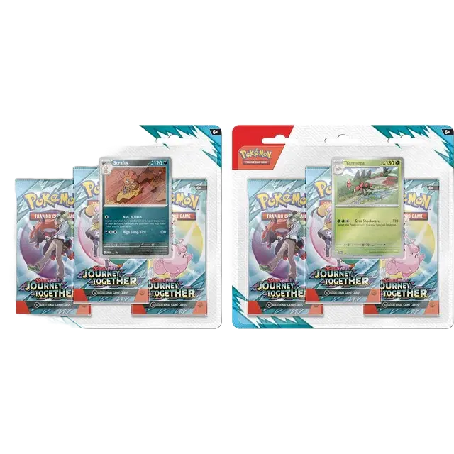 PKM - Scarlet & Violet 9 - Journey Together 3-Pack Generic Blister