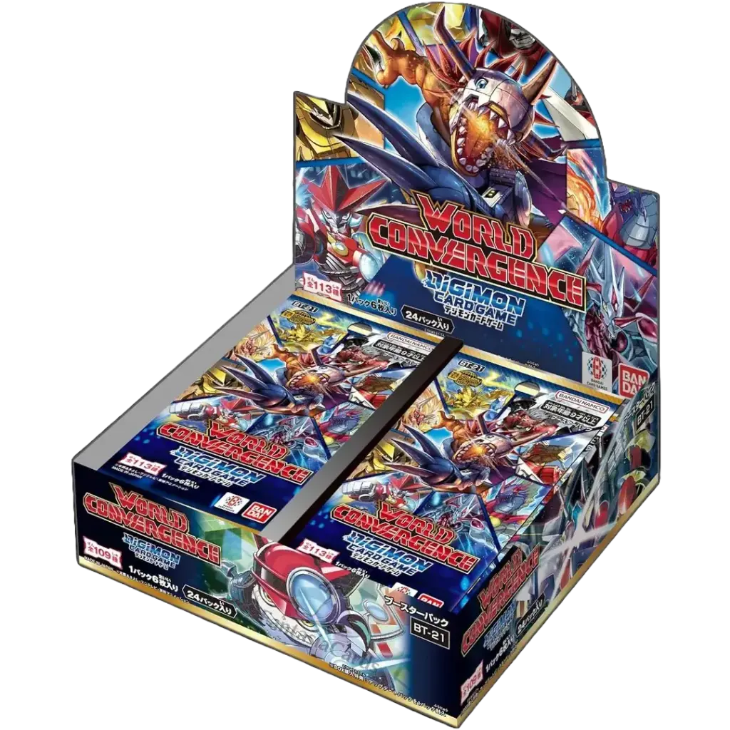 Digimon Card Game - World Convergence BT21 Booster Display (24 Packs)