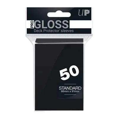 UP - Standard Sleeves - Black (50 Sleeves)