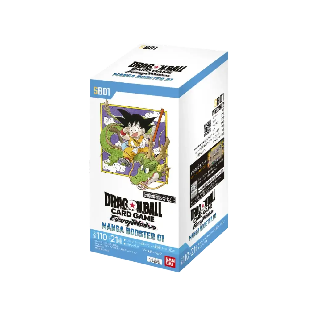 Dragon Ball Super Card Game - FUSION WORLD Manga Booster Pack 01 Display SB01 (24 Packs)
