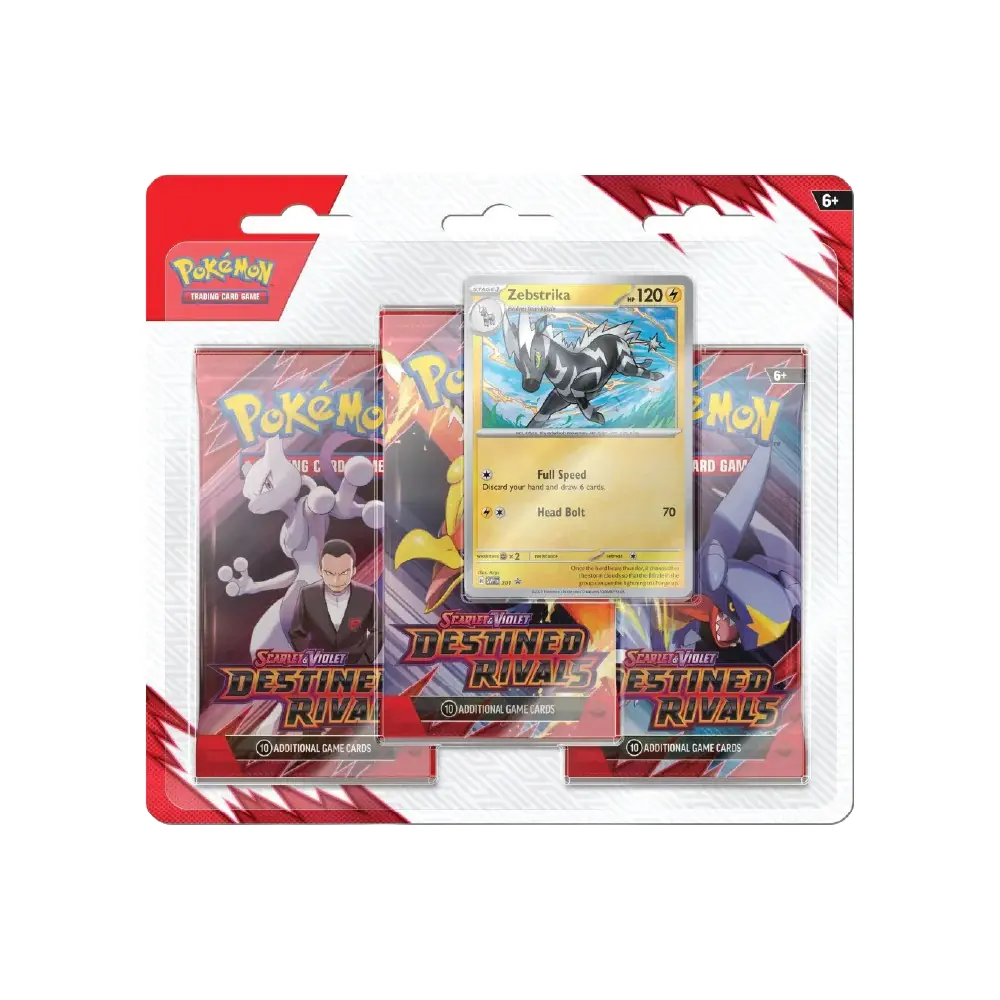 PKM - Scarlet & Violet 10 - Destined Rivals 3-Pack Blister Generic