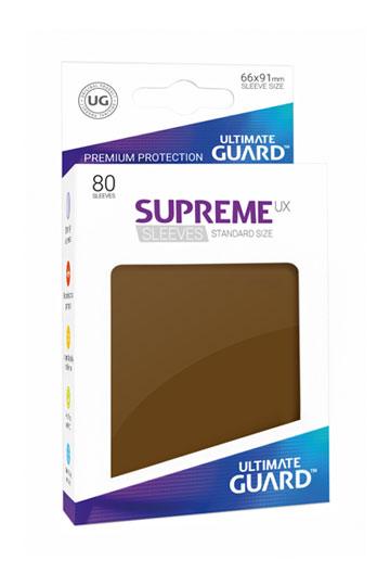 Ultimate Guard Supreme Sleeves Fundas de Cartas Tamaño Estándar Marrón (80)