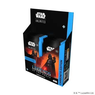 FFG - Star Wars: Unlimited - Legends of the Force Carbonite Booster Display (12 Booster)