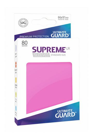 Ultimate Guard Supreme UX Sleeves Fundas de Cartas Tamaño Estándar Fucsia (80)