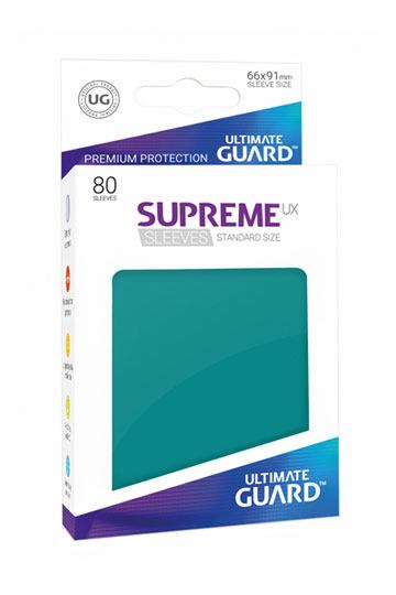 Ultimate Guard Supreme UX Sleeves Fundas de Cartas Tamaño Estándar Gasolina Azul (80)