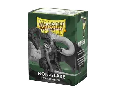 Dragon Shield Matte Non-Glare Sleeves - Forest Green (100 Sleeves)