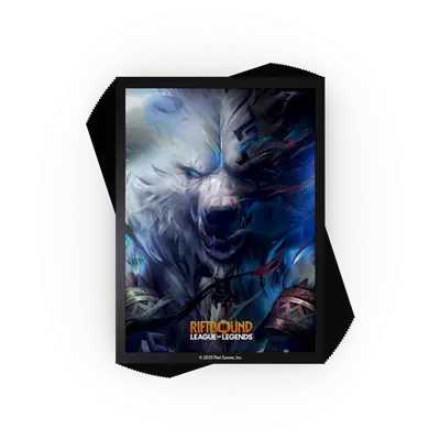 Riftbound: League of Legends TCG - Origins Volibear Art Sleeves (100 Sleeves)