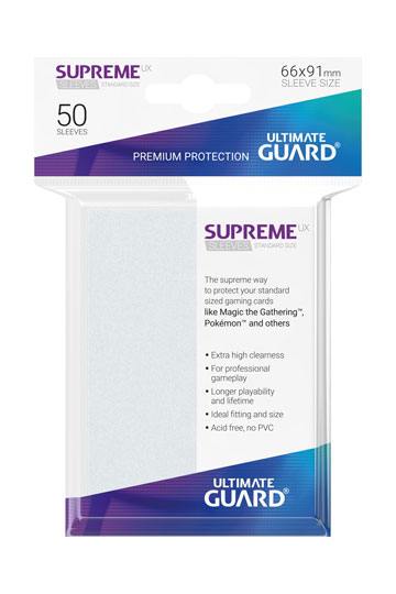 Ultimate Guard Supreme UX Sleeves Fundas de Cartas Tamaño Estándar Blanco (50)