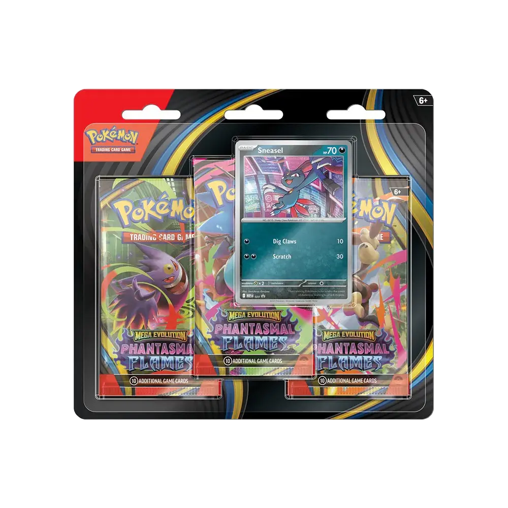 PKM - Phantasmal Flames Expansion 3-Pack Blister