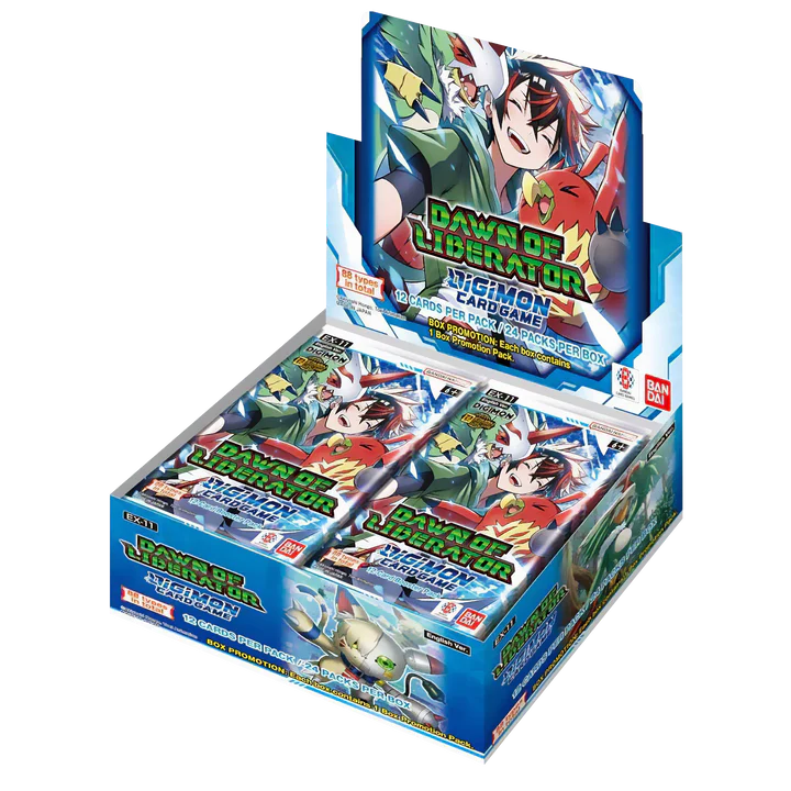 Digimon Card Game - Dawn of Liberator EX-11 Extra Booster Display (24 Packs)