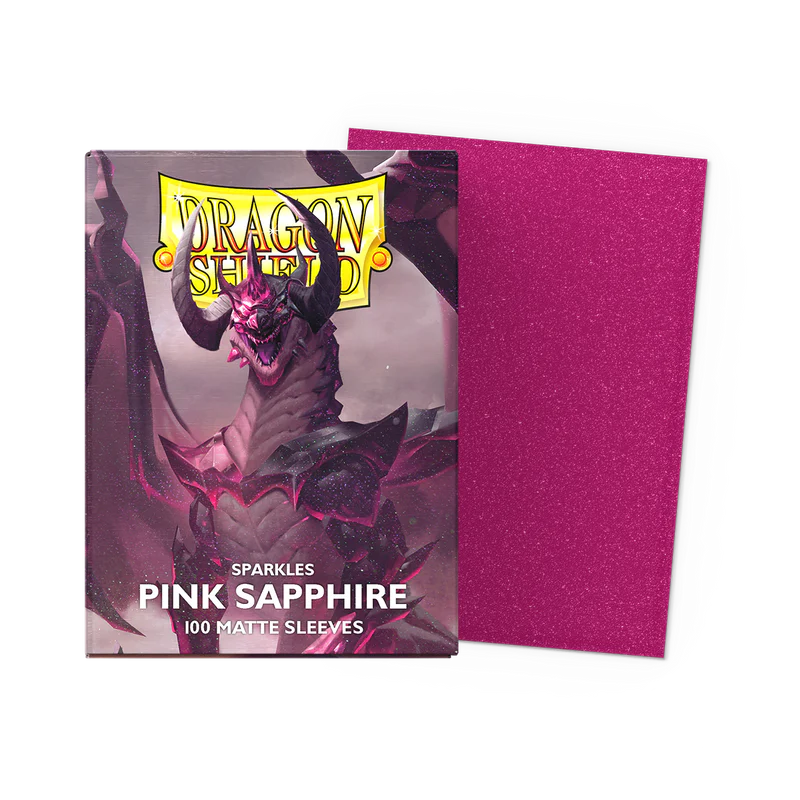 Dragon Shield Sleeves - Matte Standard size - Pink Sapphire (100 Sleeves) 
