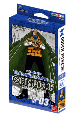 ONE PIECE CARD GAME - THE SEVEN WARLORDS OF THE SEA STARTER DECK ST03 - EN