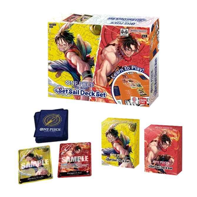 ONE PIECE CARD GAME SET SAIL DECK SET DISPLAY SD-01