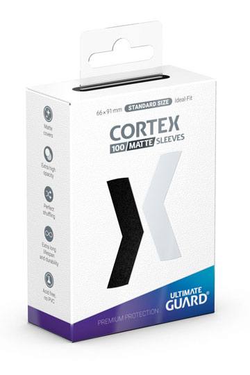 Ultimate Guard Cortex Sleeves Tamaño Estándar Negro Mate (100)