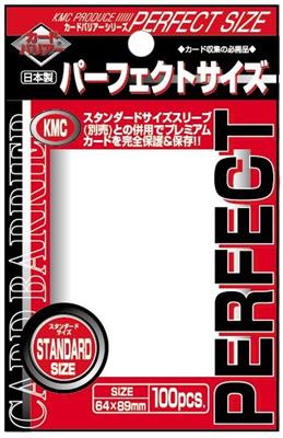 KMC STANDARD SLEEVES - PERFECT SIZE (100 SLEEVES)