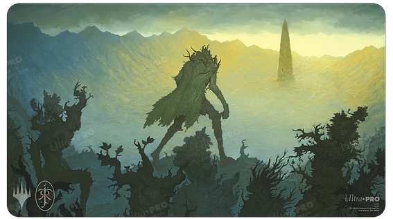 UP - The Lord of the Rings Tales of Middle-earth Playmat 6 - Featuring Treebeard for MTG