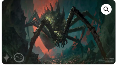 UP - The Lord of the Rings Tales of Middle-earth Playmat 8 - Featuring Shelob for MTG