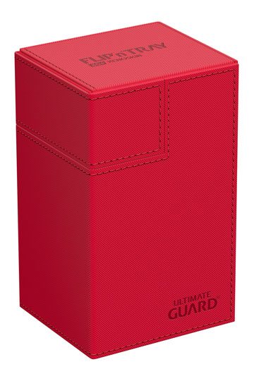 Ultimate Guard Flip`n`Tray 80+ XenoSkin Monocolor Rojo