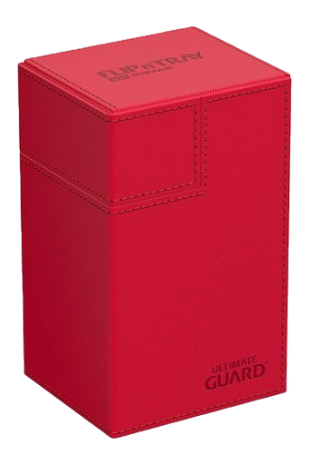 [UGD011228] Ultimate Guard Flip`n`Tray 100+ XenoSkin Monocolor Rojo
