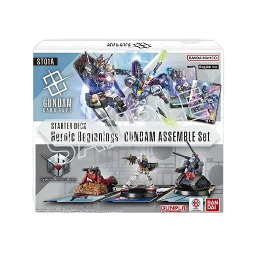 [120684] Gundam TCG – Starter Set ST01A (con miniaturas Gunpla)
