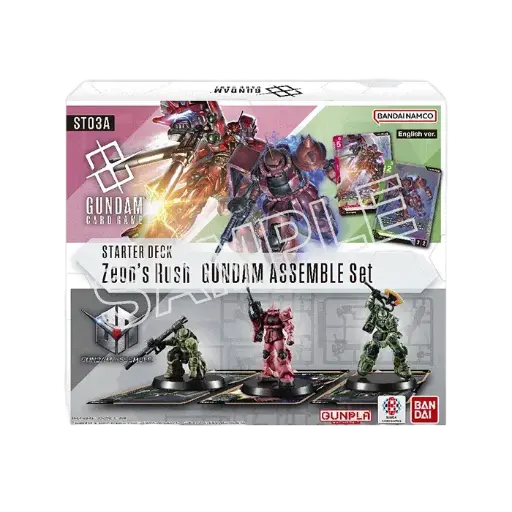 [2800368] Gundam TCG – Starter Set ST03A (con miniaturas Gunpla)