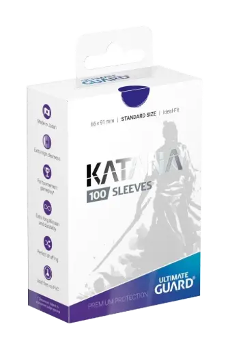 [UGD010108] Ultimate Guard Katana Sleeves Standard Size (100) - Blue