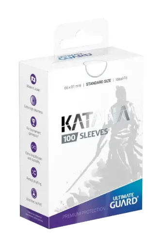 [UGD010111] Ultimate Guard Katana Sleeves Standard Size (100) - White