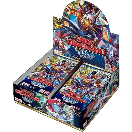 [118238] Digimon Card Game - World Convergence BT21 Booster Display (24 Packs)
