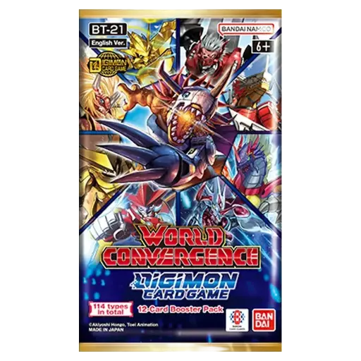 [BT21B] Digimon Card Game - World Convergence BT21 Booster