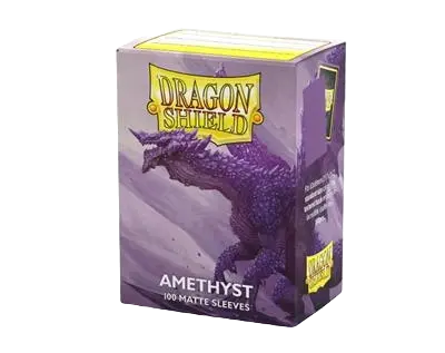 [121157] Dragon Shield Standard Matte Sleeves - Amethyst (100 Sleeves)