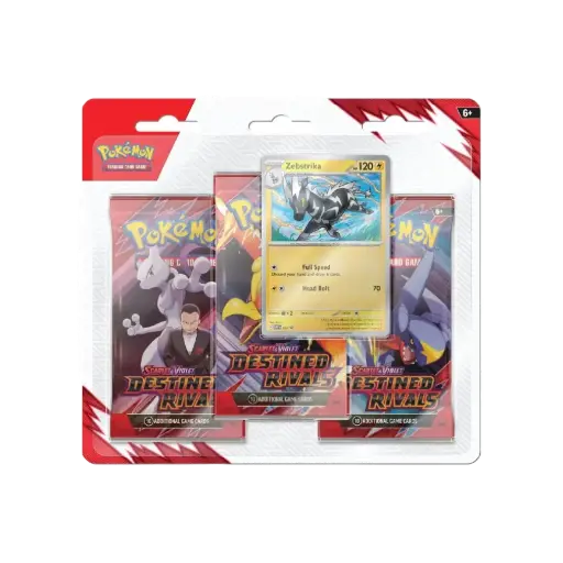 [122054] PKM - Scarlet & Violet 10 - Destined Rivals 3-Pack Blister Generic