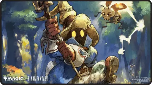 [116812] UP - Final Fantasy Black Stitched Playmat Premium Y for Magic: The Gathering