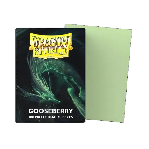 [126599] Dragon Shield Sleeves - Standard size - Matte Dual - Gooseberry (100 Sleeves)