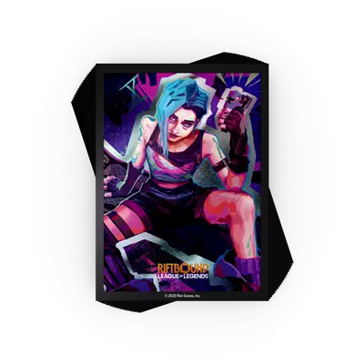 [127055] Riftbound: League of Legends TCG - Origins Jinx Art Sleeves (100 Sleeves)