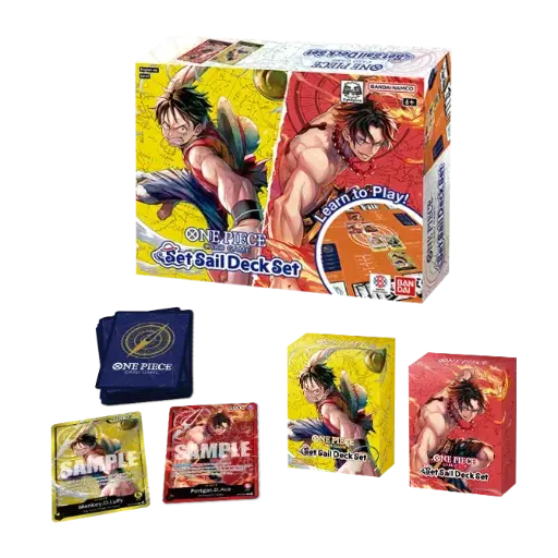[141951] ONE PIECE CARD GAME SET SAIL DECK SET DISPLAY SD-01
