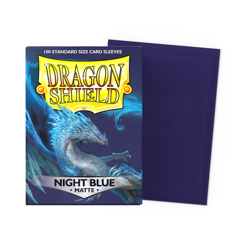 [30123] DRAGON SHIELD STANDARD SLEEVES - MATTE NIGHT BLUE (100 SLEEVES)