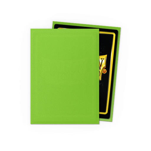 [AT-11038] DRAGON SHIELD STANDARD SLEEVE - MATTE LIME (100 SLEEVES)